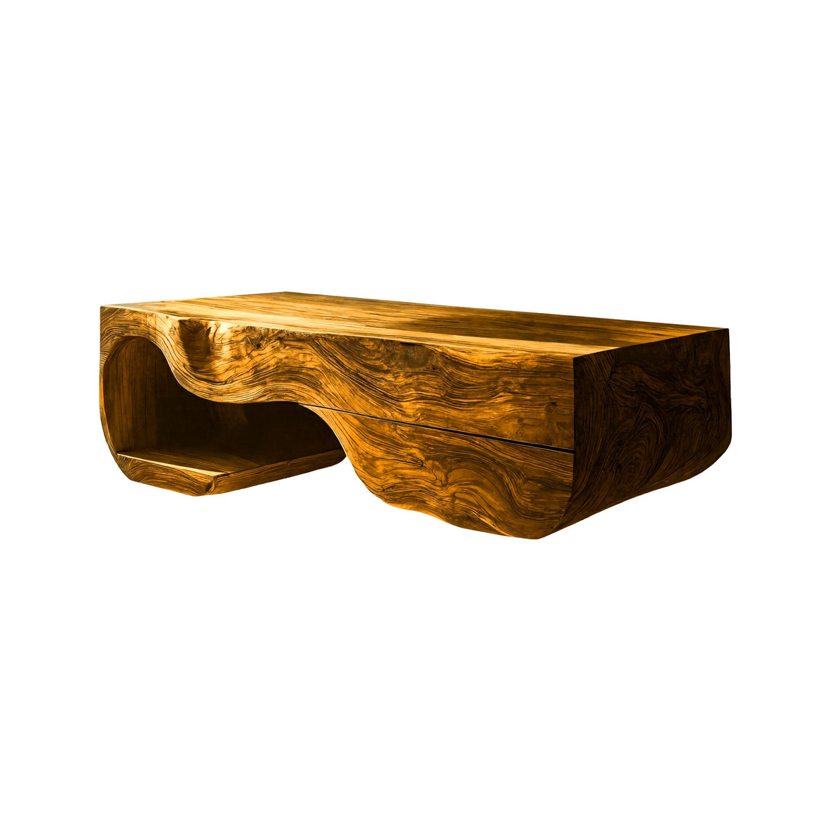 Merona Sculpted Solid Wood Floating Bathroom Vanity With Drawers