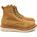 Tan Suede Crepe Sole Boots