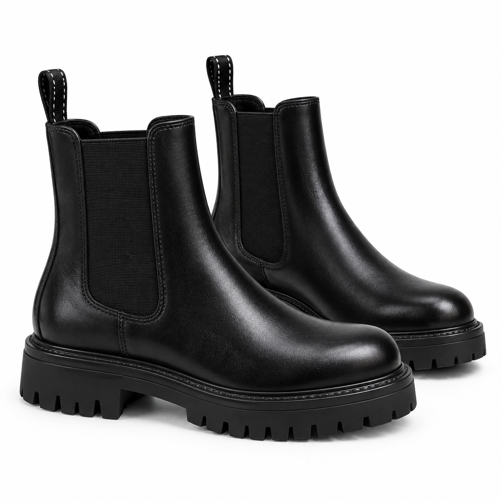 Chunky Sole Chelsea Boots