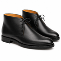 Black Minimalist Chukka Boots