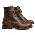 Brown Heritage Ankle Boots