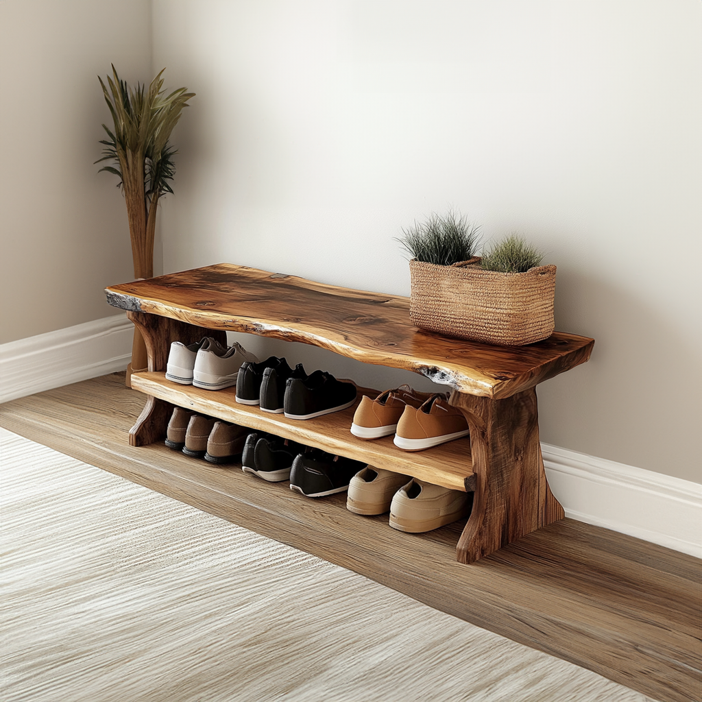 Farmhouse Entryway Bench Livingroom Furniture